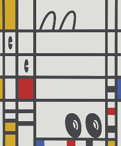 Louie x Piet Mondrian